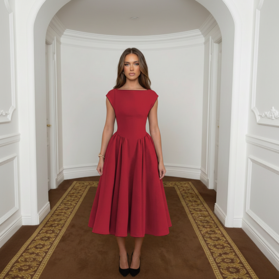 Susan | Elegant Midi Dress for Women